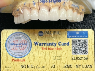 Phục Hình RĂNG SỨ CERAMILL ZOLID